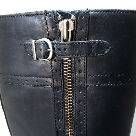 Born Black Leather Boots Size 9M Women's - Picture 5 of 15